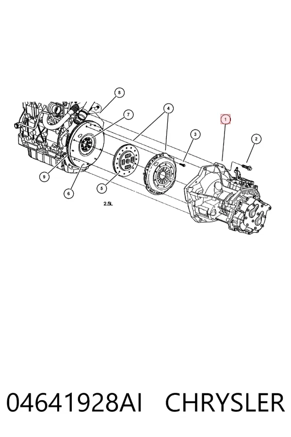 Коробка передач 04641928AI Chrysler