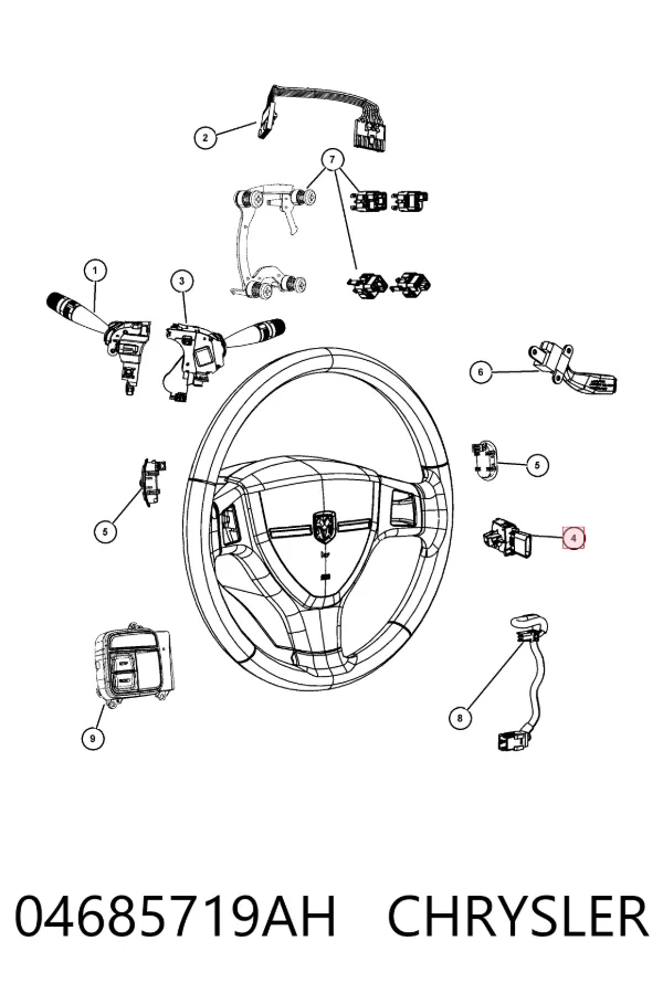 Контактна група 04685719AH Chrysler