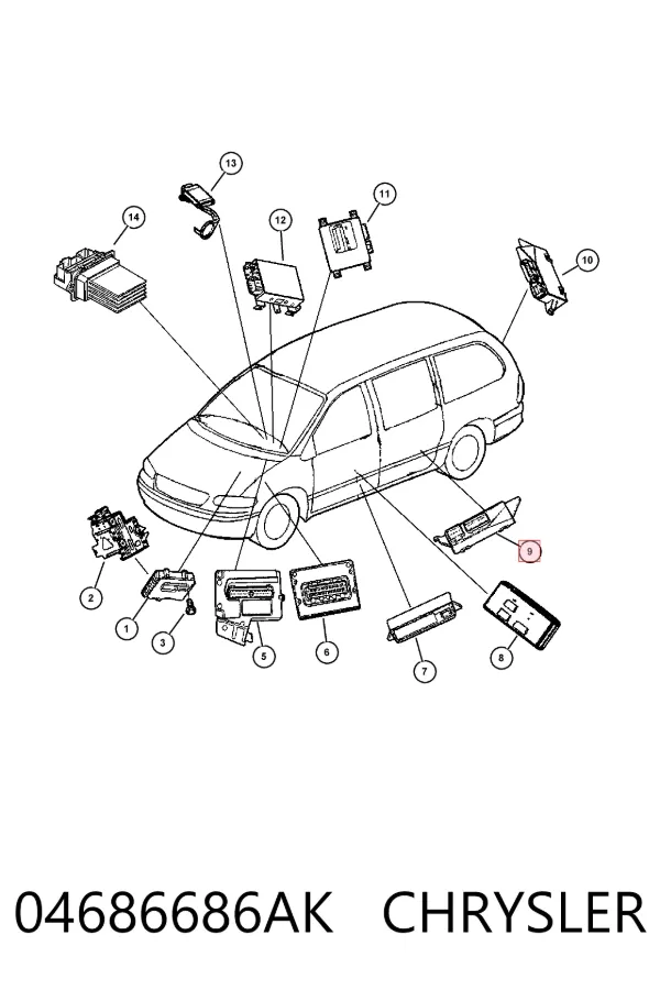  04686686AK Chrysler