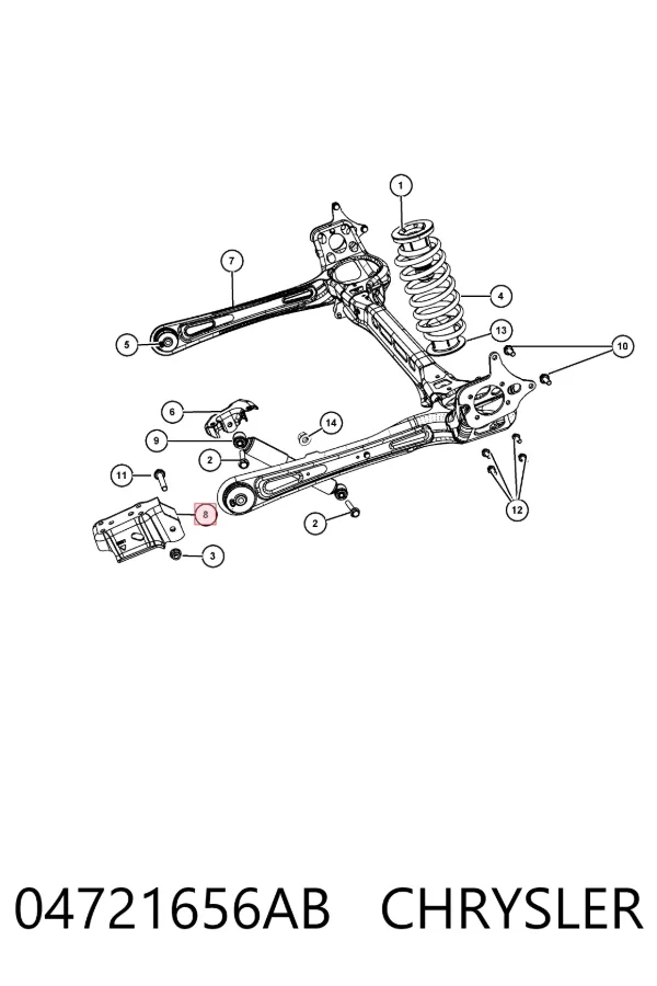  K04721656AB Fiat/Alfa/Lancia
