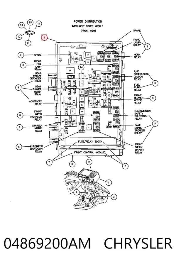  04869200AM Chrysler