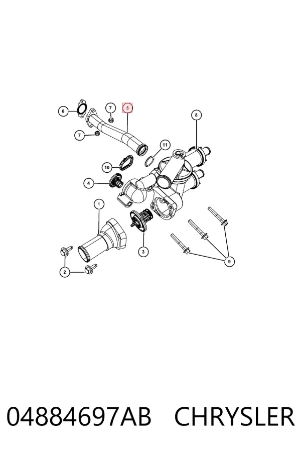  04884697AB Chrysler