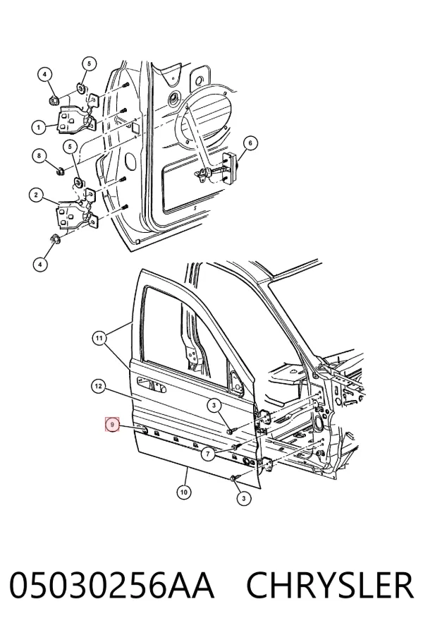  05030256AA Chrysler