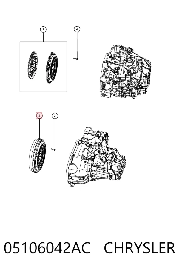 Зчеплення 05106042AC Chrysler