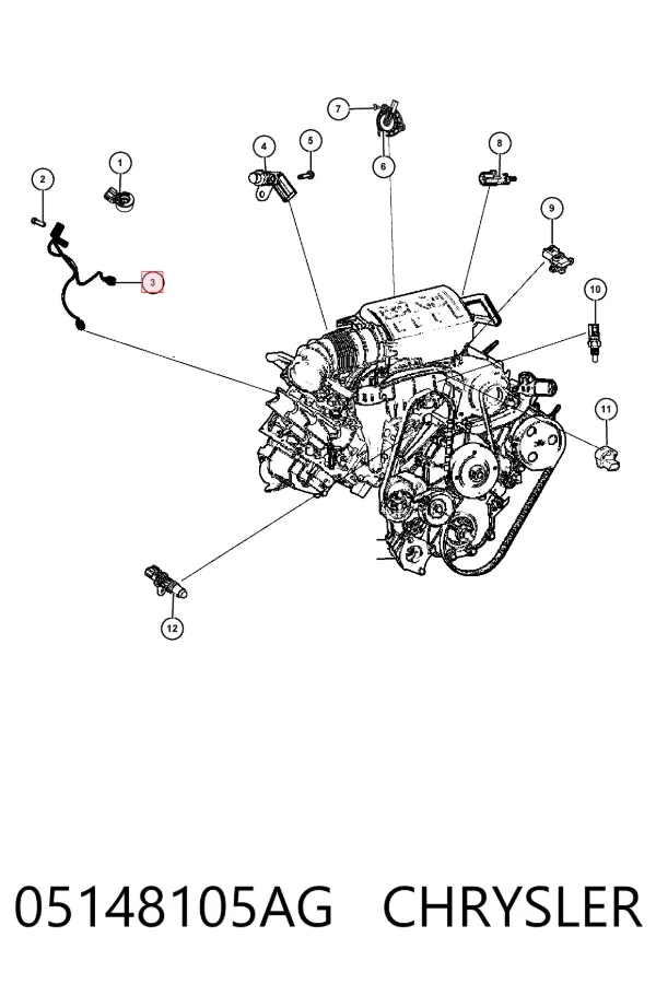  05148105AG Chrysler