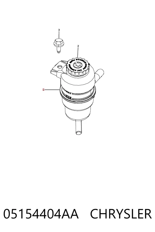 Бачок ГУР 05154404AA Chrysler