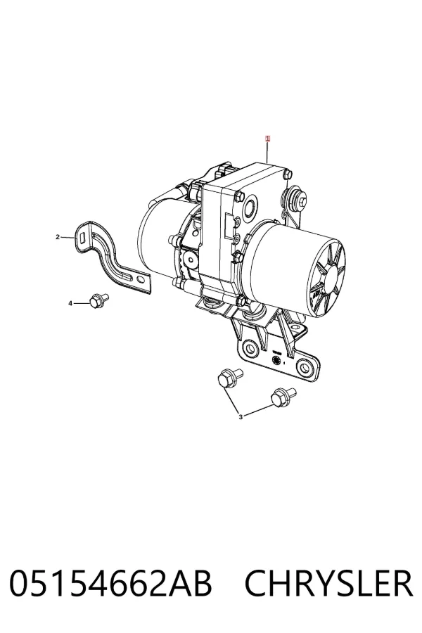 Насос ГУР 05154662AB Chrysler
