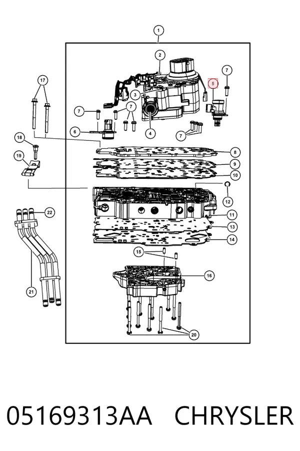 Соленоїд АКПП 05169313AA Chrysler