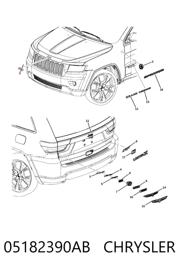  05182390AB Chrysler