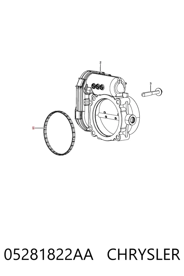 Прокладка дросельної заслінки K05281822AA Fiat/Alfa/Lancia