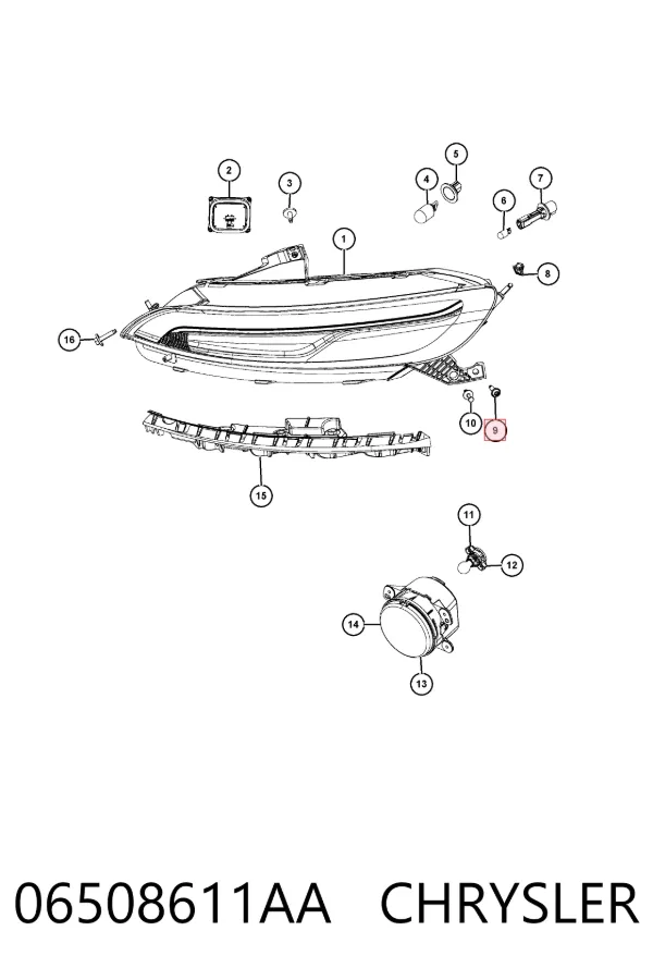  06508611AA Chrysler