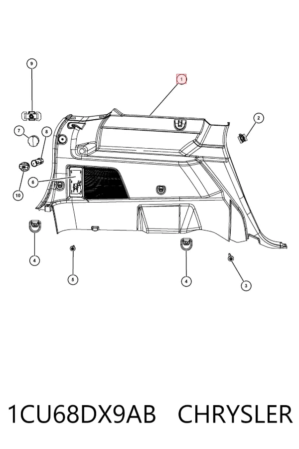  1CU68DX9AB Chrysler