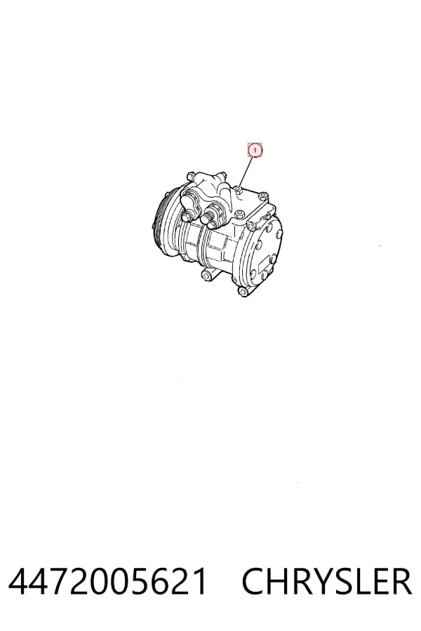 Компресор кондиціонера 4472005621 Chrysler