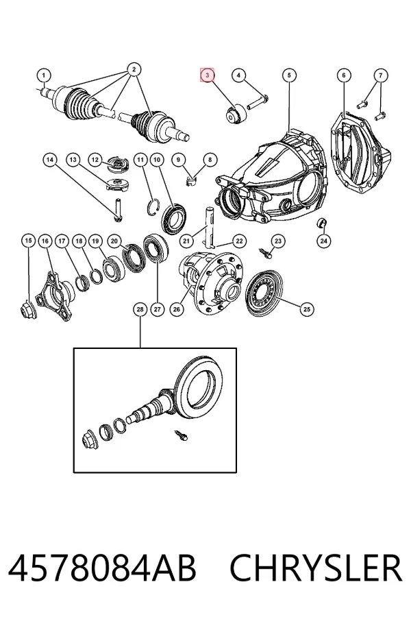  4578084AB Chrysler