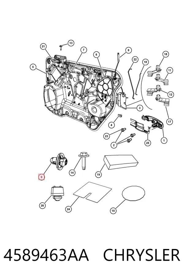  4589463AA Chrysler