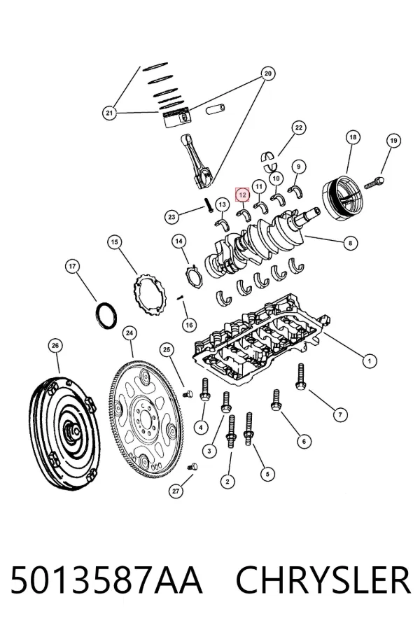  5013587AA Chrysler