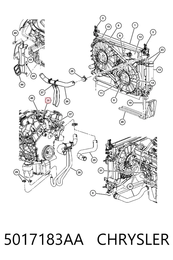  5017183AA Chrysler