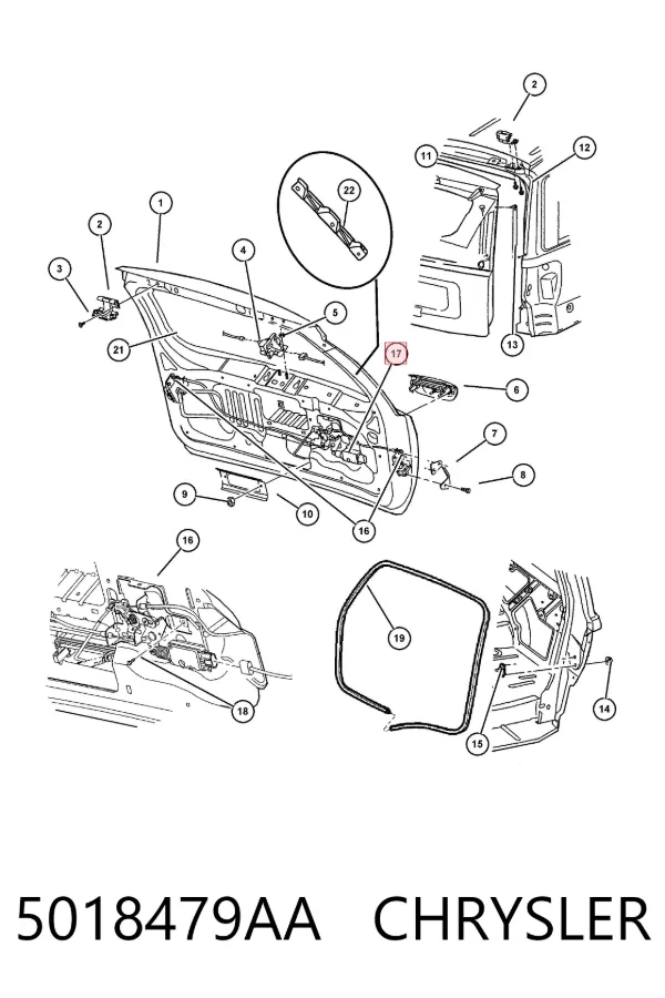 5018479AA Chrysler