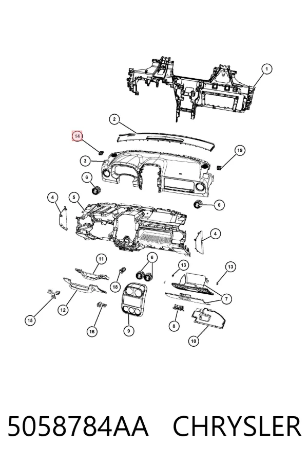 5058784AA Chrysler