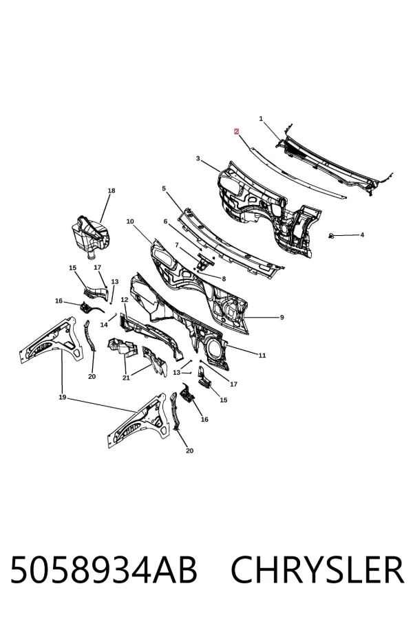  5058934AB Chrysler