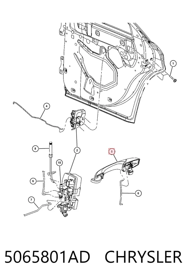  5065801AD Chrysler