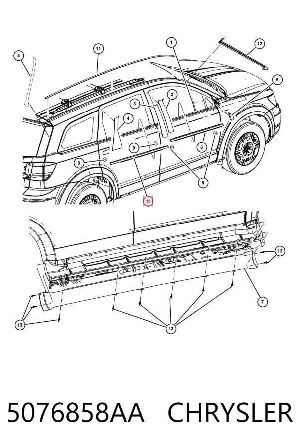  5076858AA Chrysler