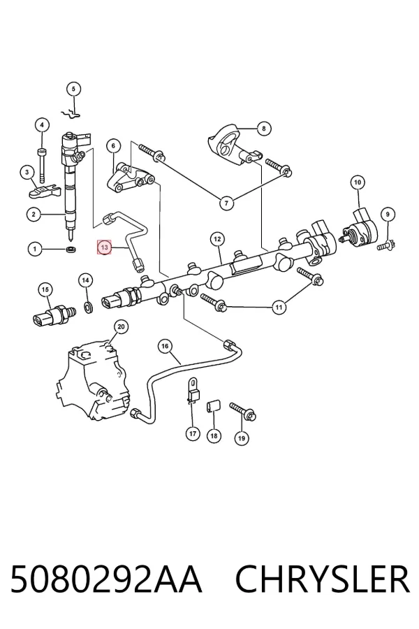  5080292AA Chrysler