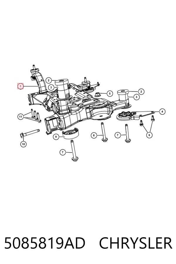 Підрамник передній 5085819AD Chrysler