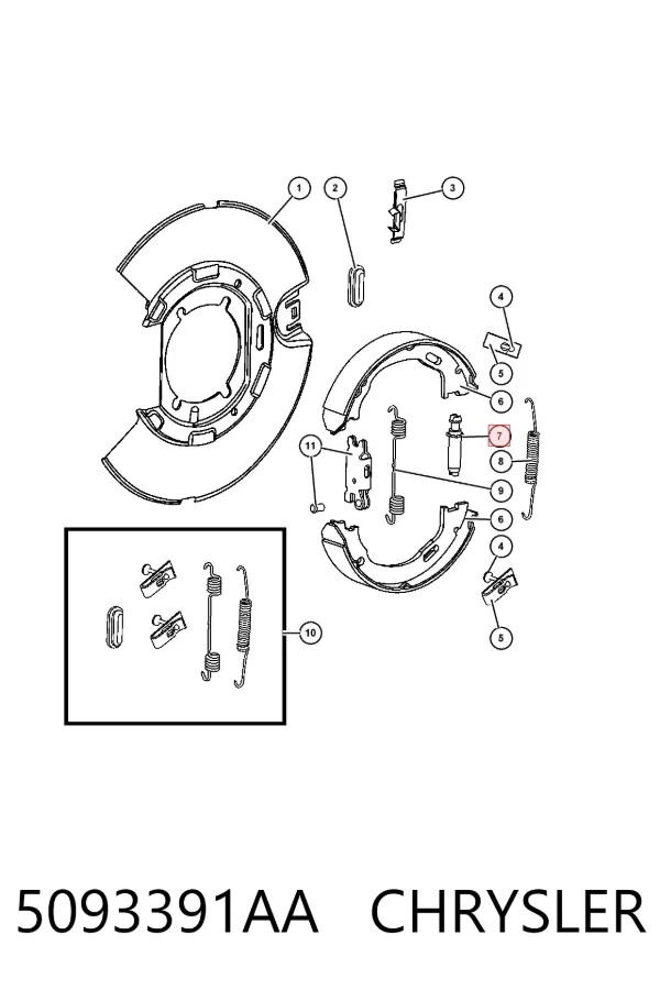  5093391AA Chrysler