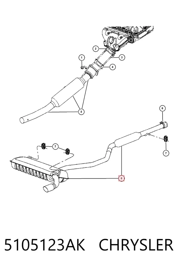  5105123AK Chrysler