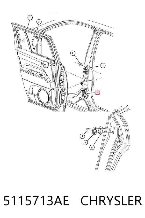  5115713AE Chrysler