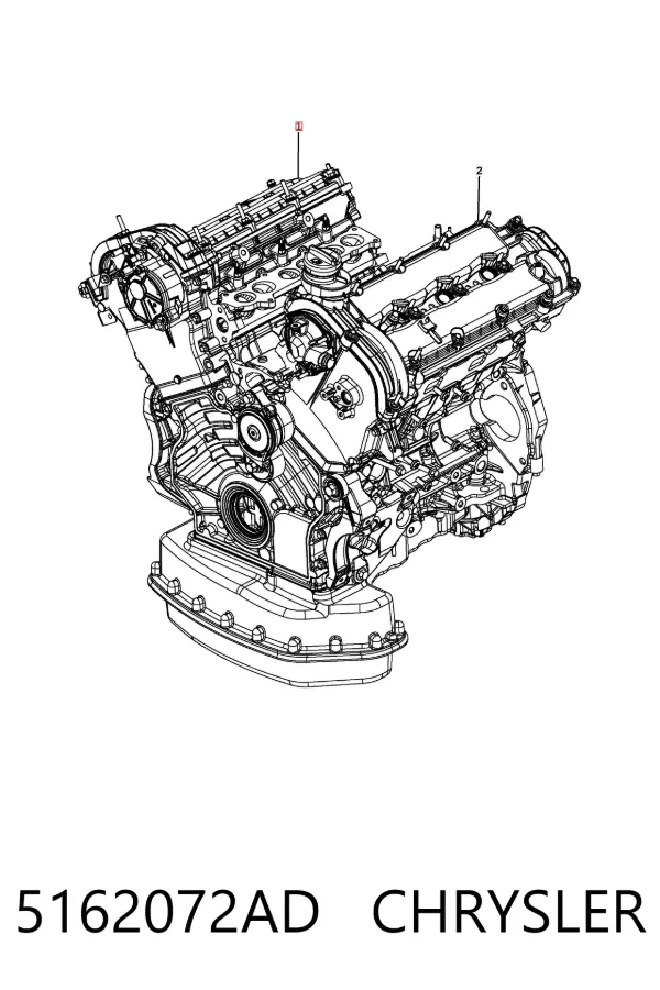 Двигун 5162072AD Chrysler