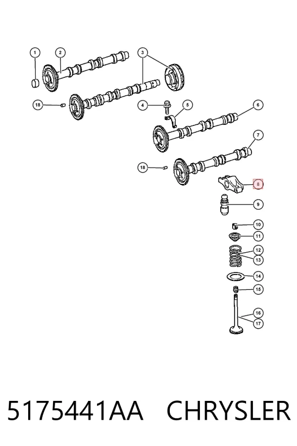 Коромисло 5175441AA Chrysler