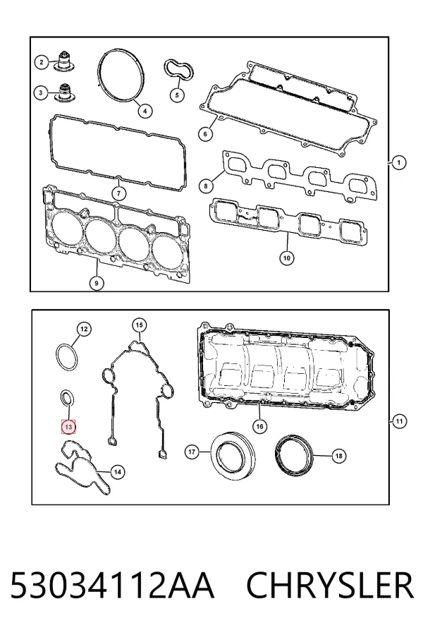  53034112AA Chrysler