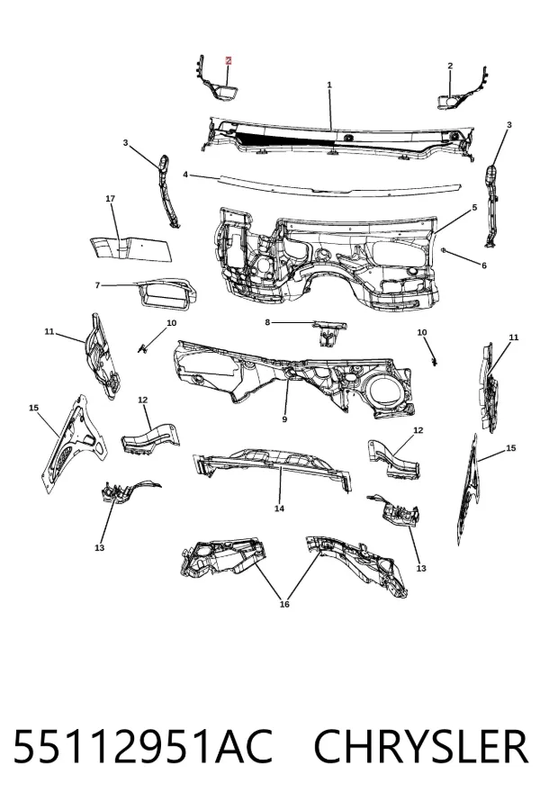  55112951AC Chrysler