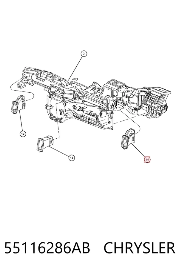  55116286AB Chrysler