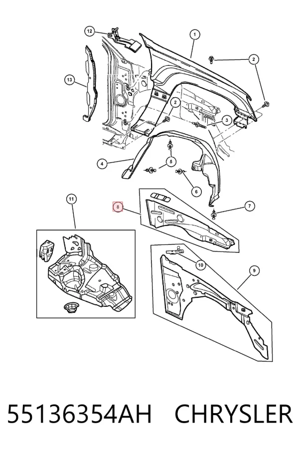  55136354AH Chrysler