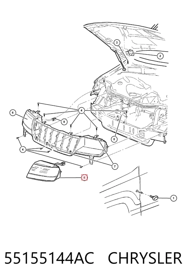 Фара права Jeep Grand Cherokee 