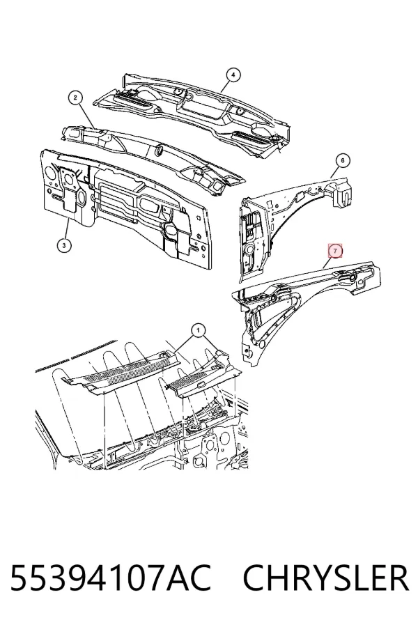  55394107AC Chrysler