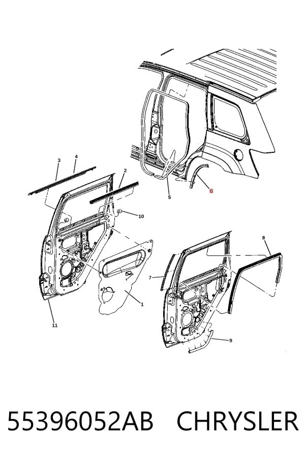  55396052AB Chrysler