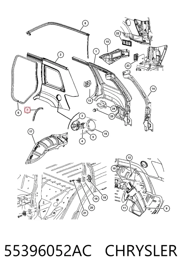  55396052AC Chrysler