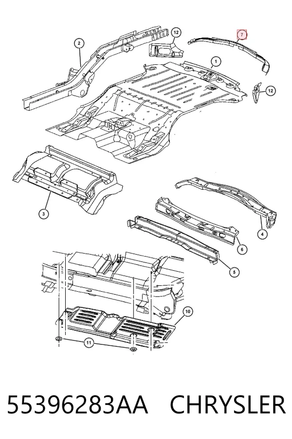  55396283AA Chrysler
