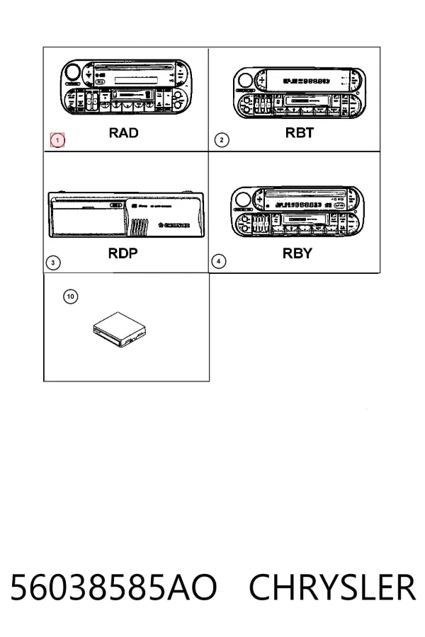  56038585AO Chrysler