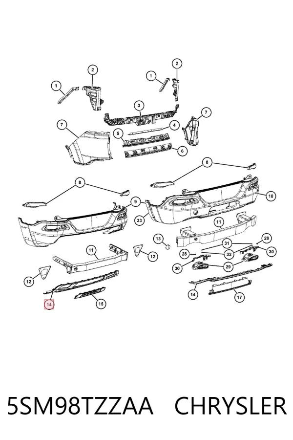  5SM98TZZAA Chrysler