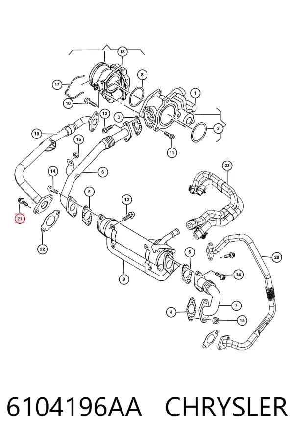  6104196AA Chrysler