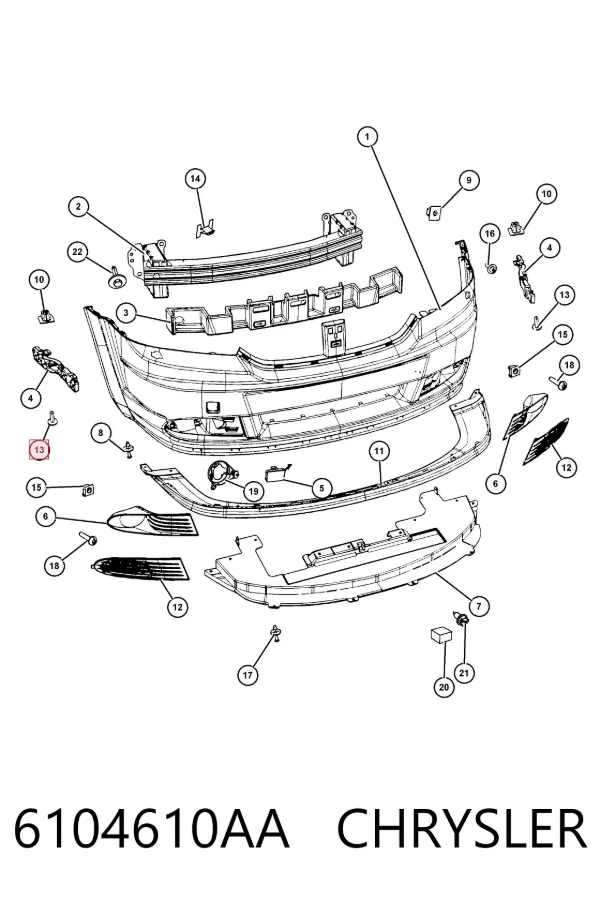  6104610AA Chrysler