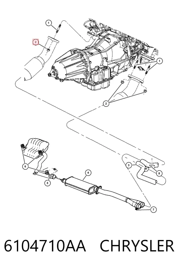 6104710AA Chrysler