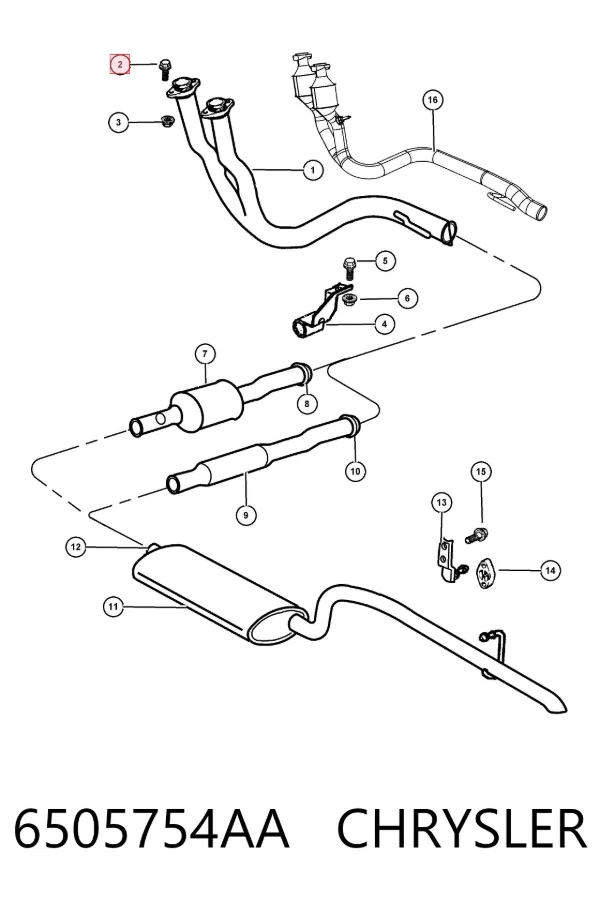  6505754AA Chrysler