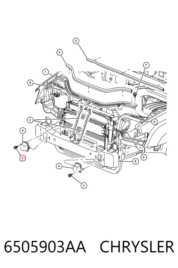 6505903AA Chrysler