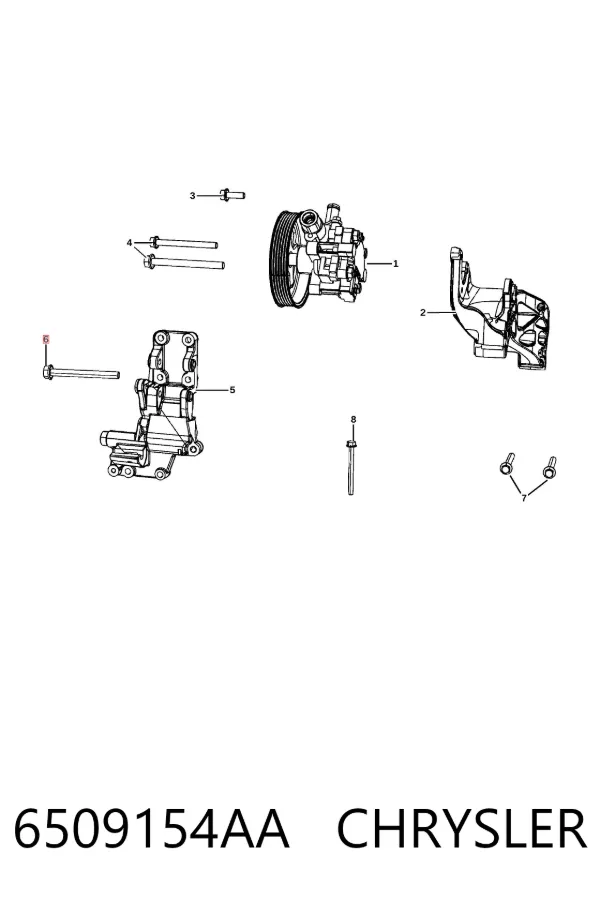  6509154AA Chrysler